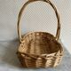 Petit panier osier beige