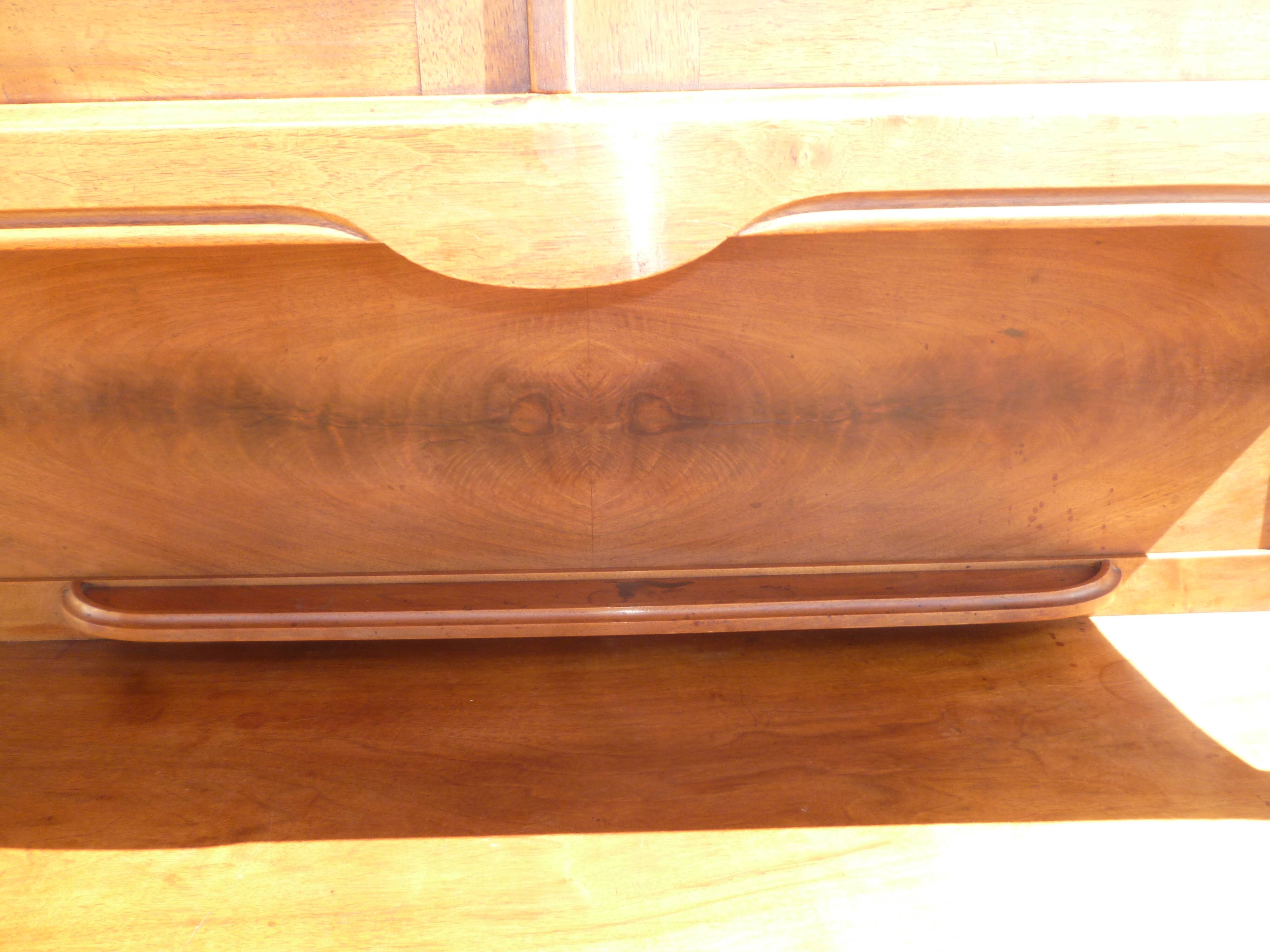 Two-body Art Nouveau 1900 sideboard stamped Georges Ernest Nowak