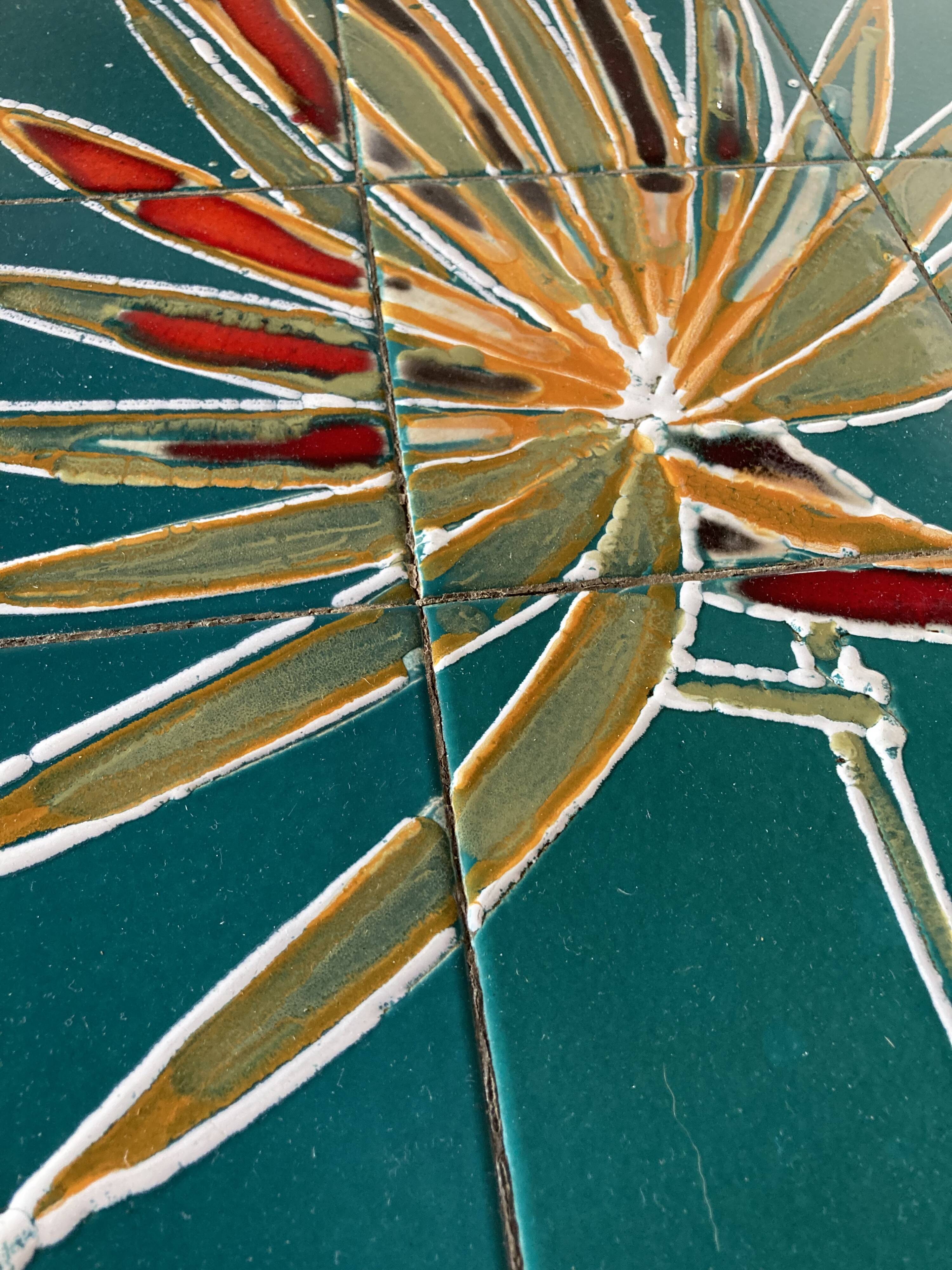 Vintage ceramic coffee table