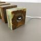 Vintage Hollywood Regency Onyx Marble Light Base Table Light, Italy, 1970s