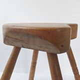 Vintage brutalist stool 1950