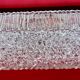 LARGE APPLIQUE OR CEILING LIGHT IN INDUSTRIAL VINTAGE HOLOPHANE GLASS