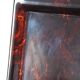 Vintage 70s tortoiseshell style lucite tray