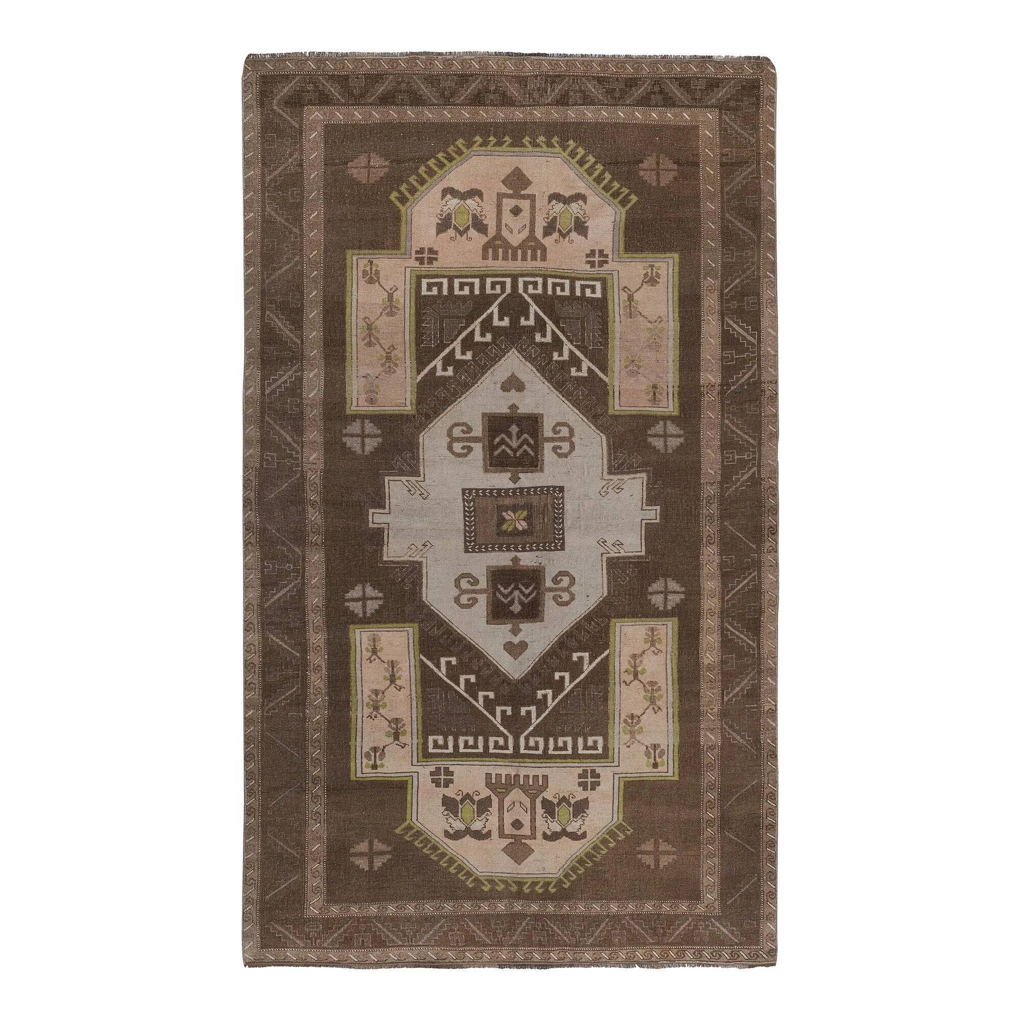 Vintage Turkish handmade rug 179x305 cm