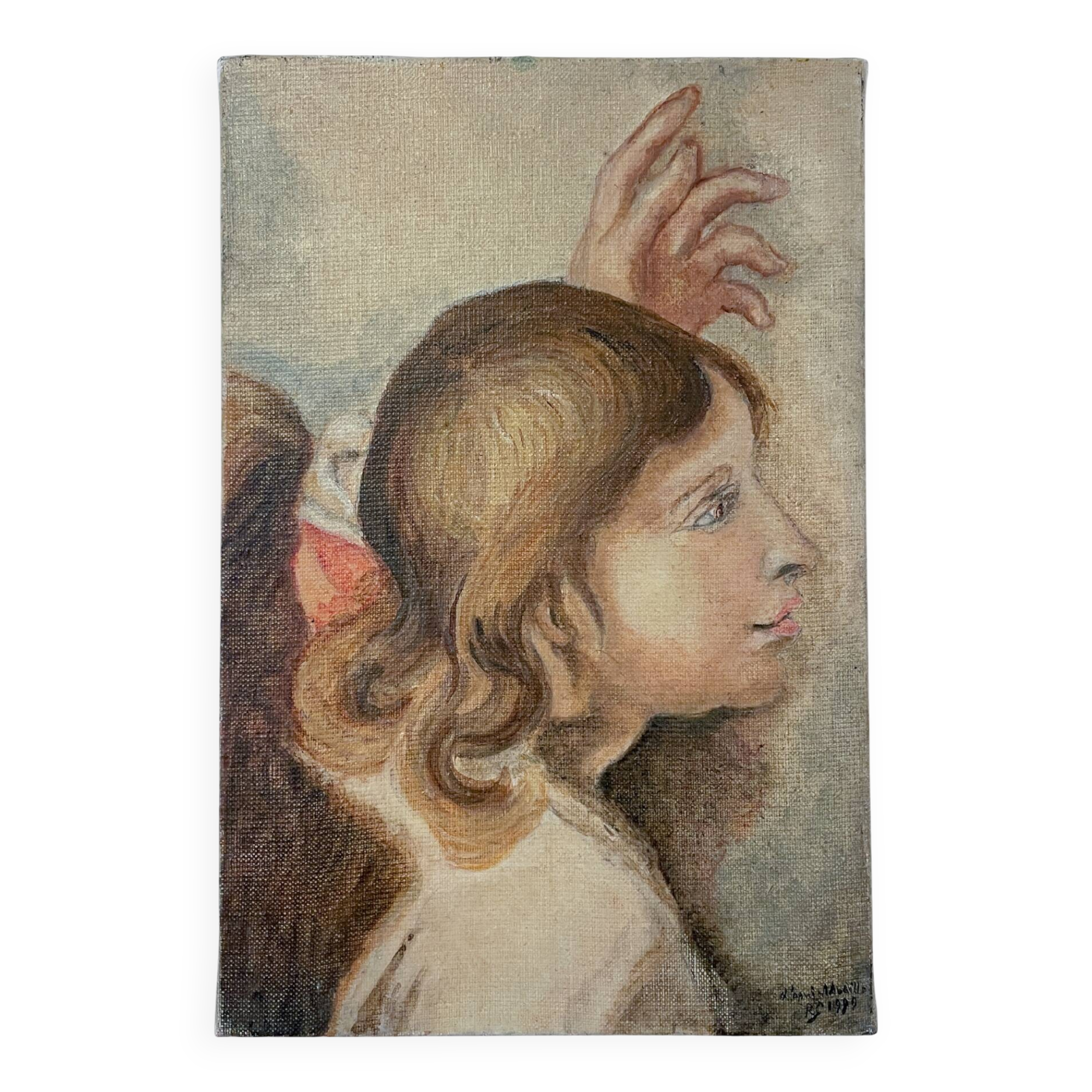 Old painting - Portrait study