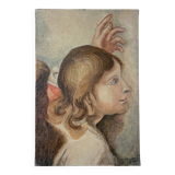 Old painting - Portrait study