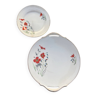 Digoin Sarreguemines pie dish