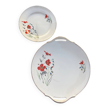 Digoin Sarreguemines pie dish