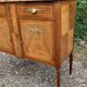 Marquetry and marble sideboard