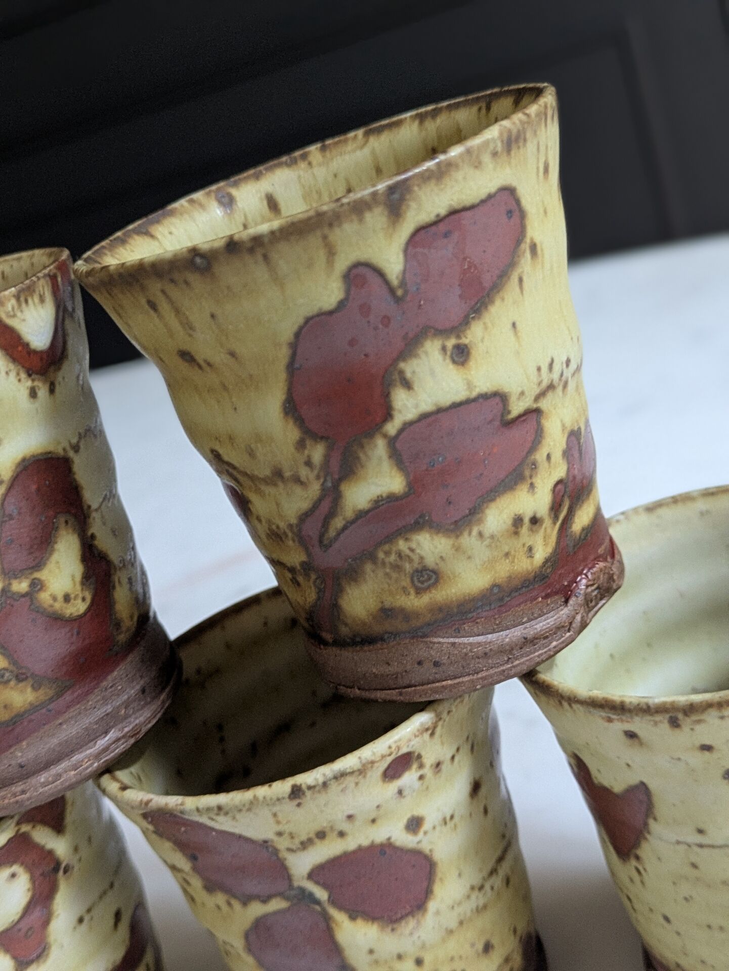 Set of six ''Yunomi'' cups Japanese Art