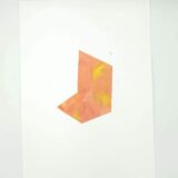 Geometric minimalist painting
