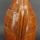 Mid-20th century brown glazed stoneware wine pitcher