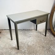 Vintage khaki metal desk