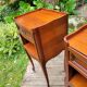 Pair of Louis XV bedside tables in cherry wood.