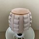 Small antique glass table lamp