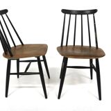 Set of 2 Scandinavian "Fanett" chairs by Ilmari Tapiovaara, Sweden, 1960