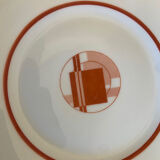 Set of 10 Art Deco plates