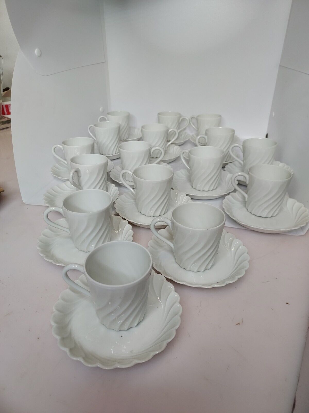 Porcelain coffee cups from Limoges Haviland
