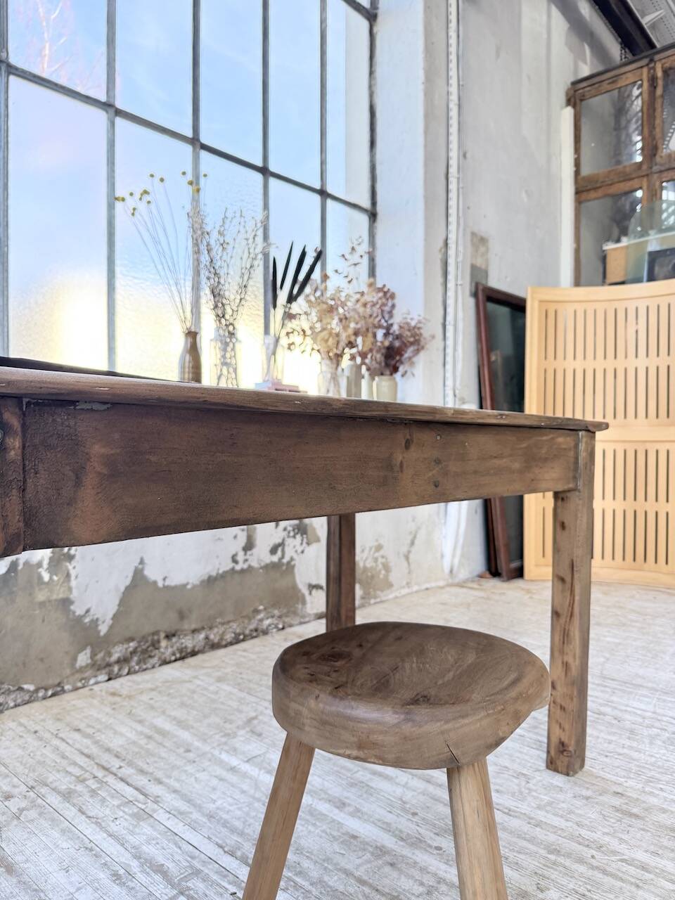 Farm table in pine 1950 250cm