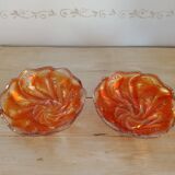 Carnival glass bowls