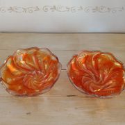 Carnival glass bowls