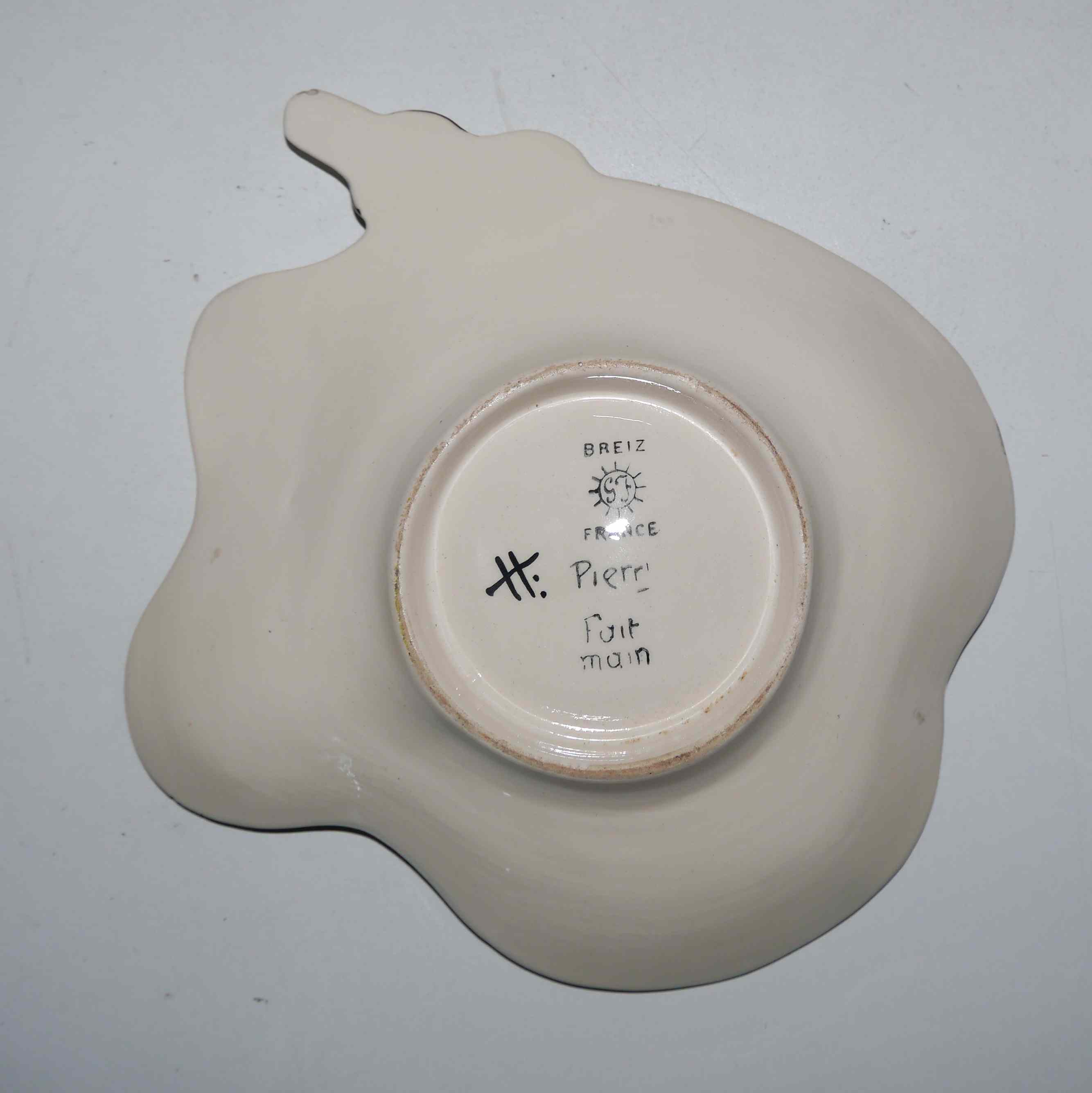 Trinket bowl or old ceramic ashtray Breiz France