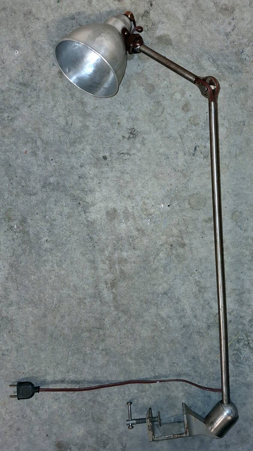 Old and authentic Mazda workshop lamp.