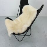 BKF Butterfly Chair by Jorge Hardoy-Ferrari for Knoll, 1960s incl. Sheepskin