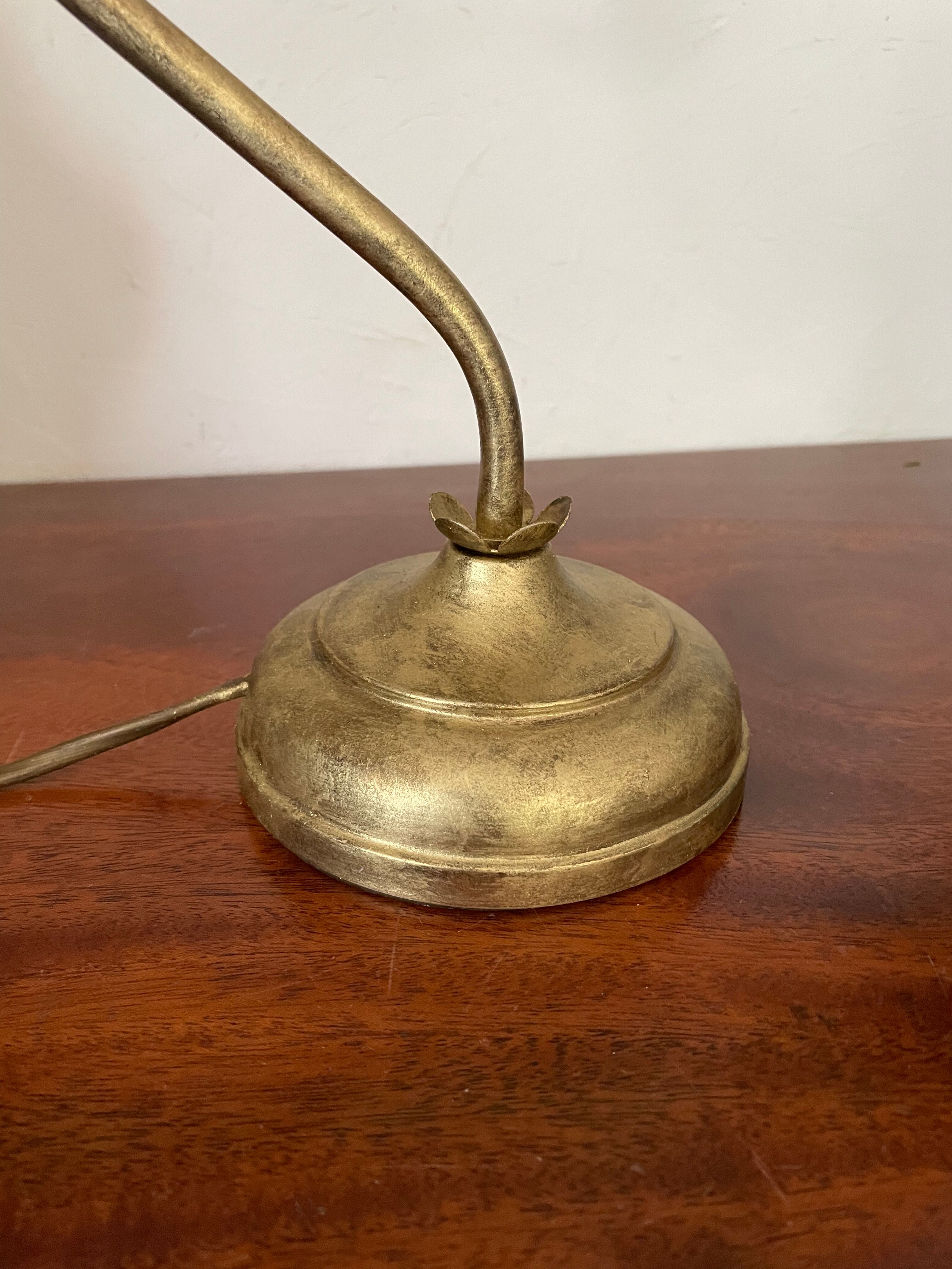 Lampe col de cygne tulipe Murano