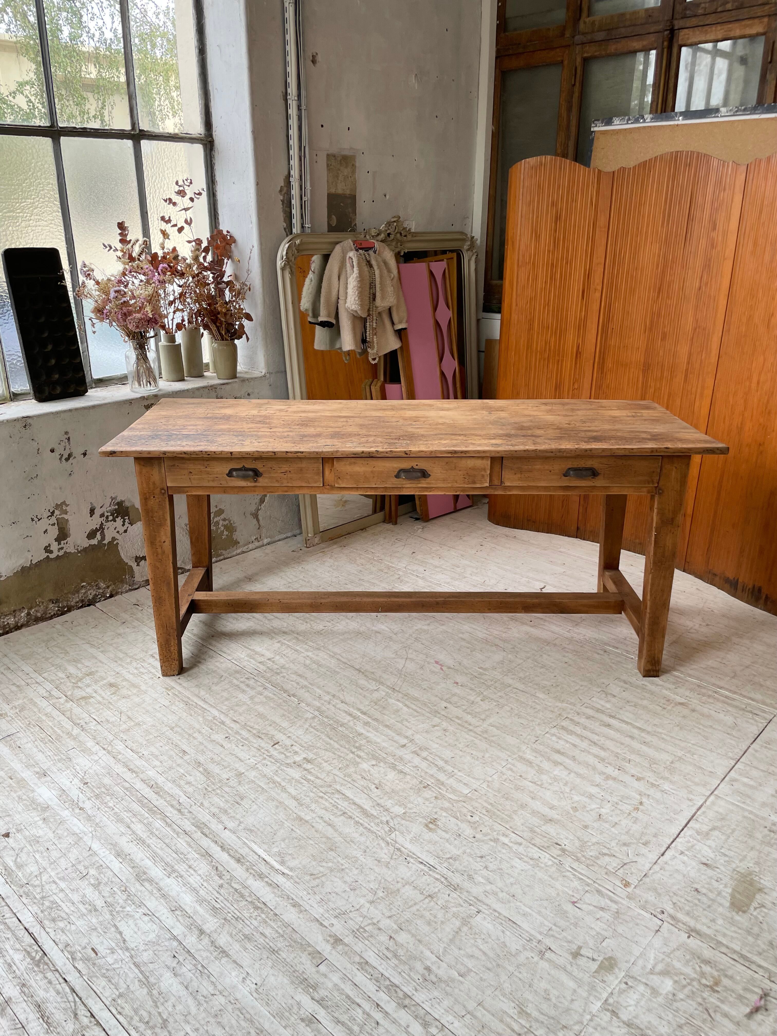 Oak island farmhouse table 2m