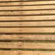 Wood and iron coffee table