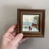 Oil on miniature panel