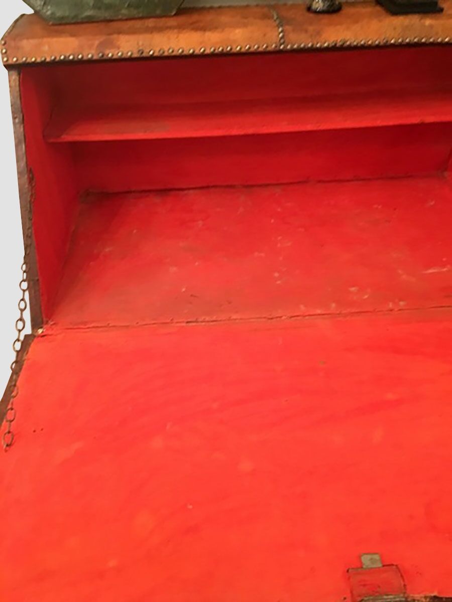 Secretary of the 19th century french leather