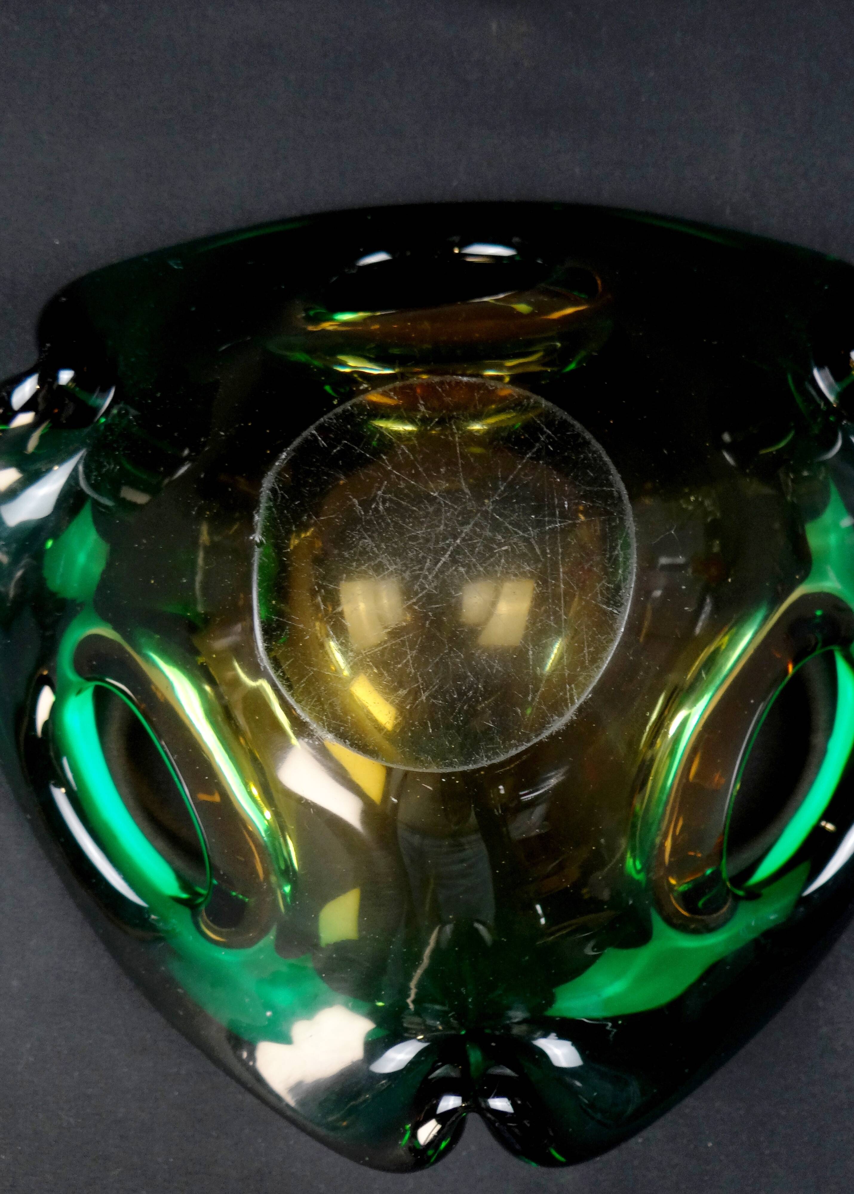 Vintage 1970s Murano glass trinket dish/ashtray