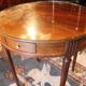 Solid walnut mahogany side table