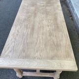 19th century solid oak extendable farmhouse table with drawer 200cm