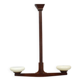 Mid-century Wooden Candlestick, 1930s