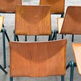 Chaise de salle à manger vintage industrielle Pagwood de Woodmar Design des années 70