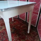 Vintage formica and wood table, 50s