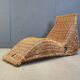Wicker chaise longue, 1970s