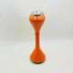 Vintage 1960s Space Age Ashtray in Orange Plastic with Chrome Lid
