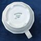 Lot de 6 tasses chocolat bistrot anciennes porcelaine Pillivuyt blanches  20 cl