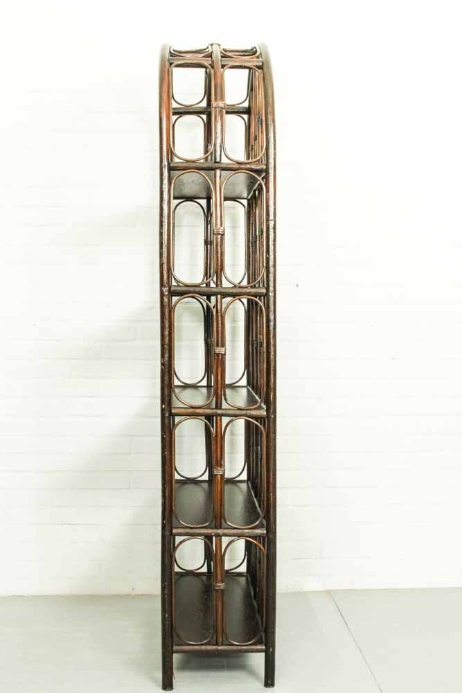 Mid-century french bamboo etagere, 1960s