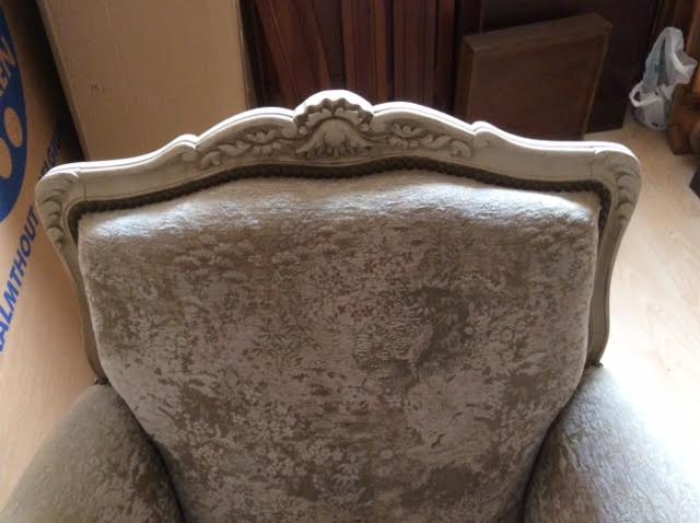 2 armchairs old Louis XVI style