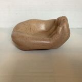 Empty hand beige pocket