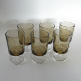 Lot 6 liqueur glasses.