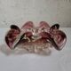 vintage purple glass ashtray