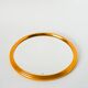 Small round mirror tray, gold, 1960