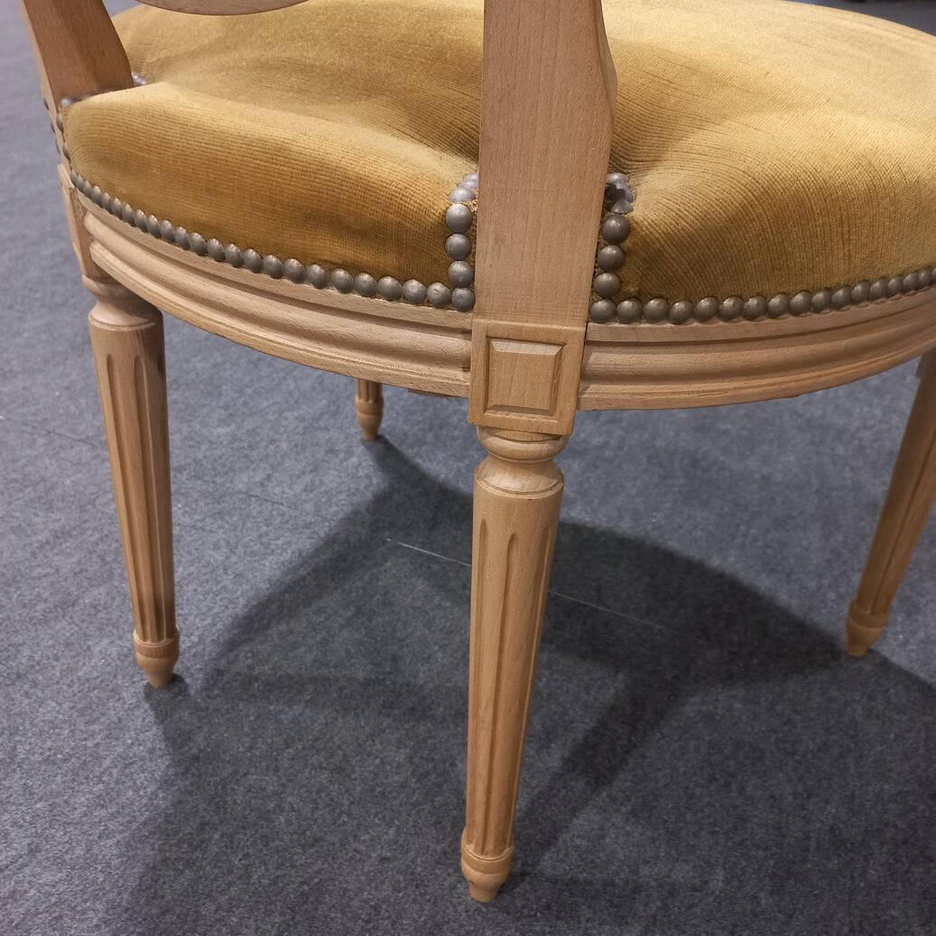 Louis XVI medallion armchair