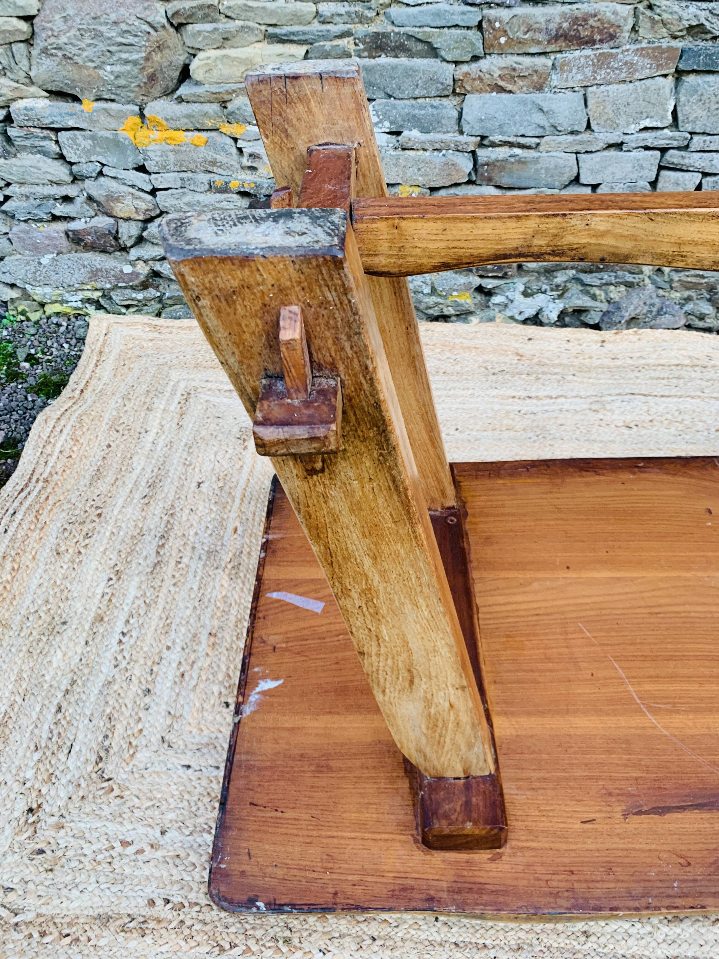 Elm table from Aranjou
